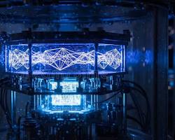 Futuristic glowing AI neural network architecture representing digital innovation